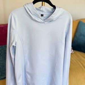 J. Crew Light Blue Hooded Sweatshirt